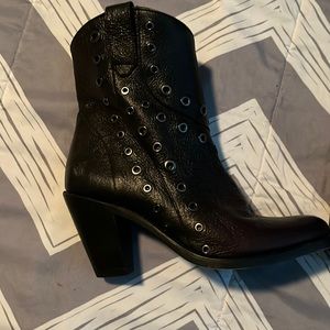 Metallic Frye boots